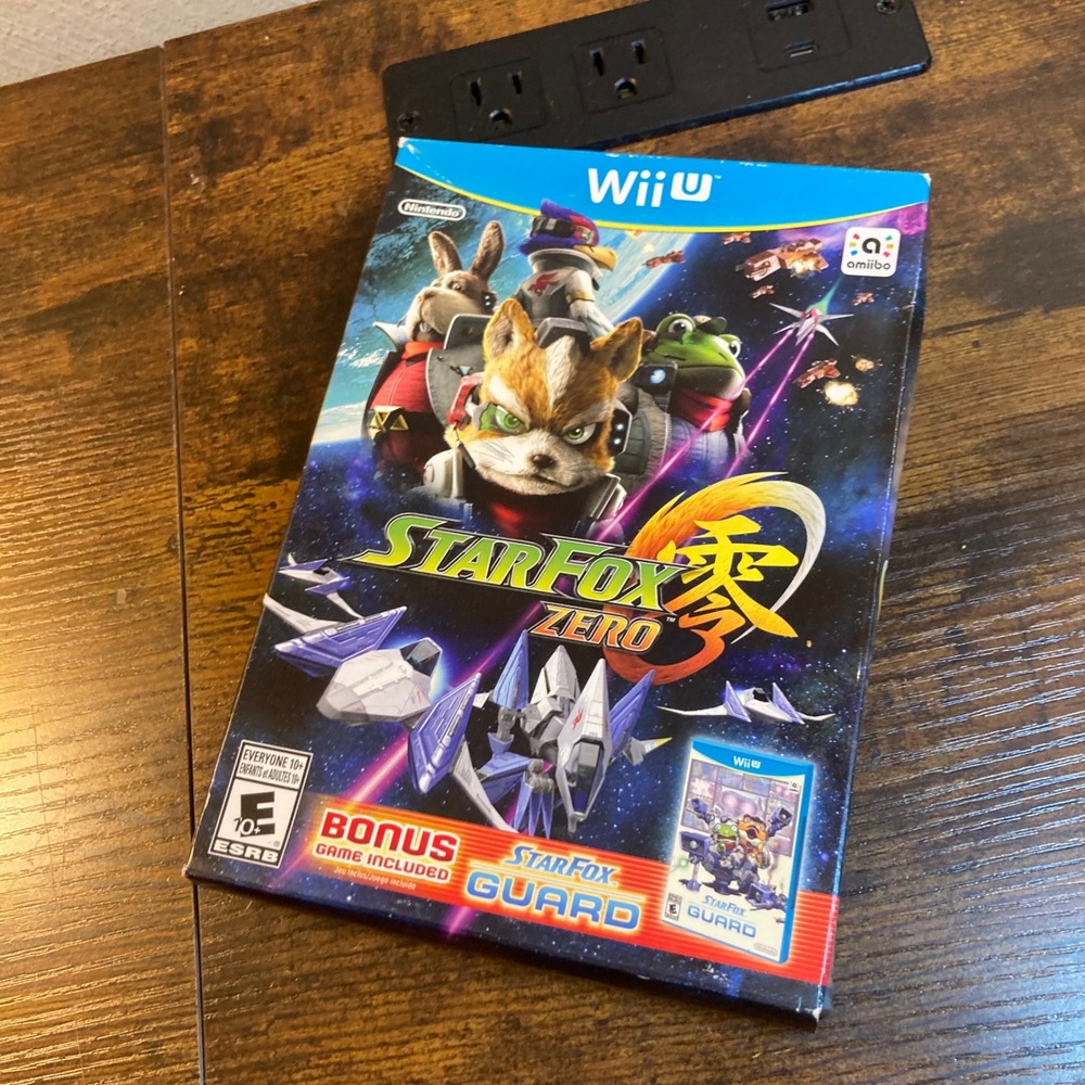 Nintendo Wii U Star Fox Zero Guard ** Empty Outer Box Only No Game **